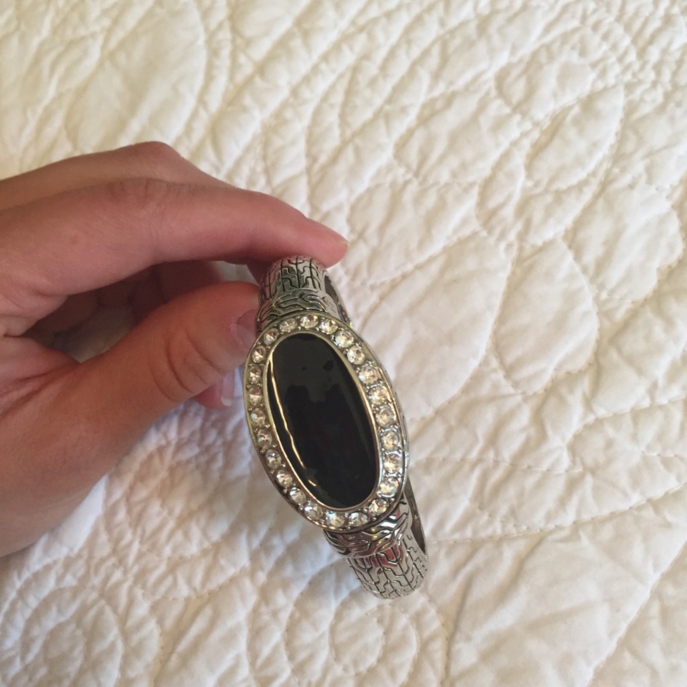Silver hinge bracelet - Picture 2 of 5